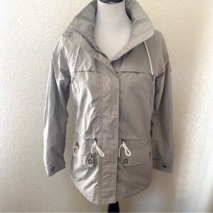 Columbia Remoteness Jacket Coat Lightweight Rain Shell Coat Wind Breaker Gray: M